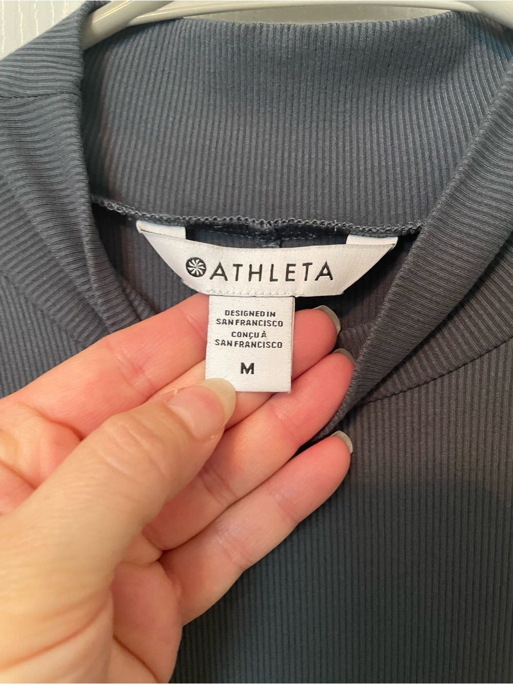 Athleta Signature Rib Mock Neck Dress - Picture 6 of 7